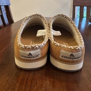 Staheekum Tan Slip-Ons